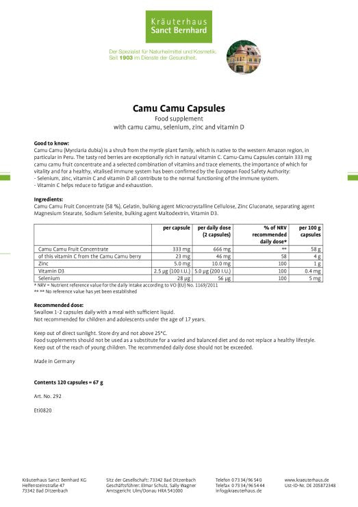 Camu Camu Capsules